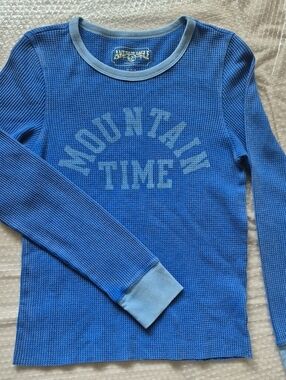 American Eagle Graphic Waffle Layering Tee,